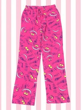 Disney Bright Pink Cheshire Cat Print Lounge Pajama Pants